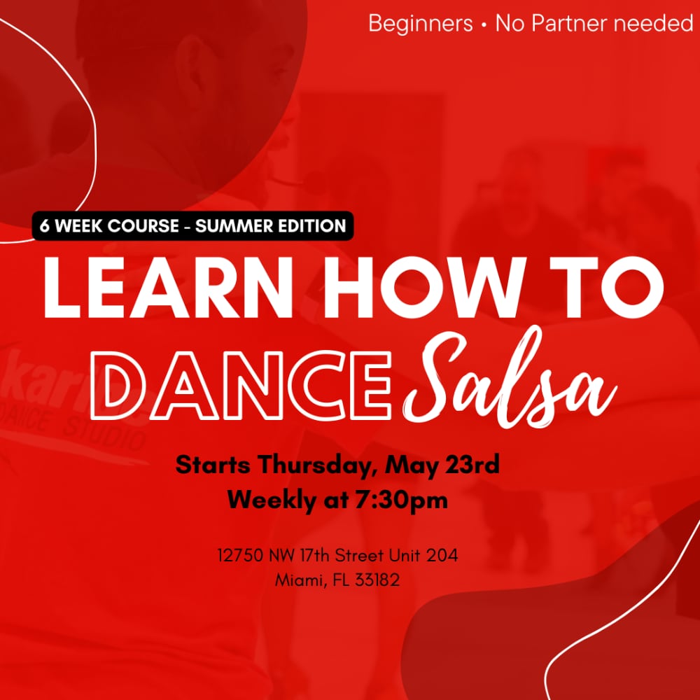 Learn how to dance Salsa in 8 Weeks - Thursdays