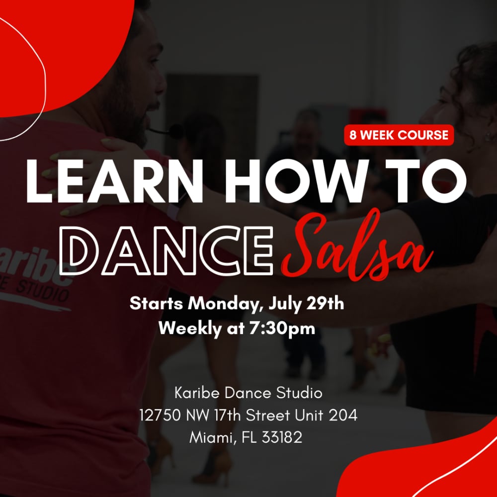 Learn how to dance Salsa in 8 Weeks - Mondays