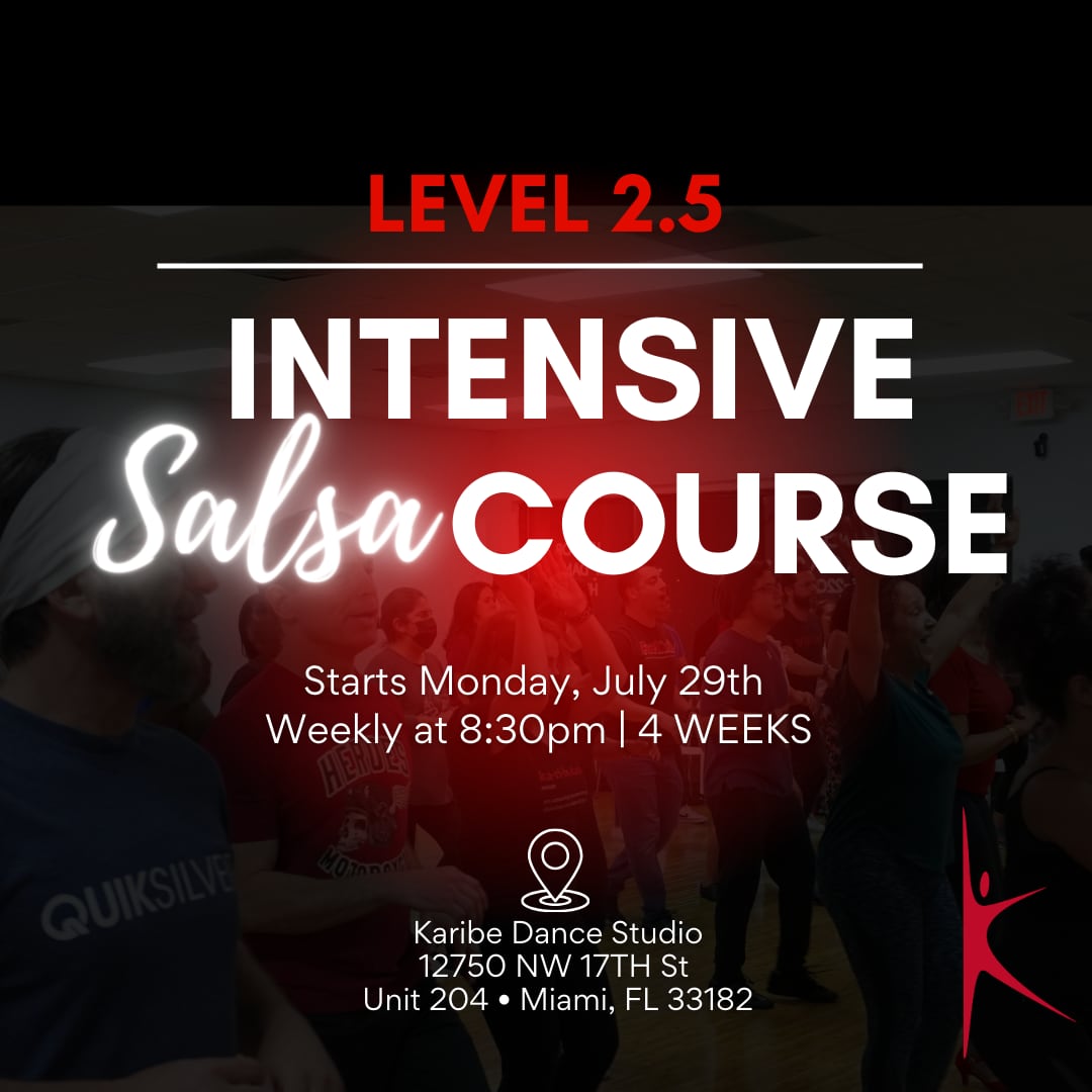 MONDAY: Salsa (Level 2.5) Intensive Course