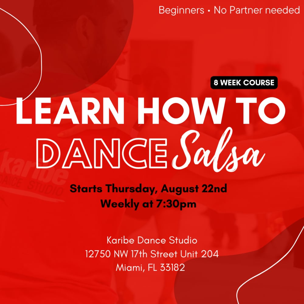 Learn how to dance Salsa in 8 Weeks - Thursdays