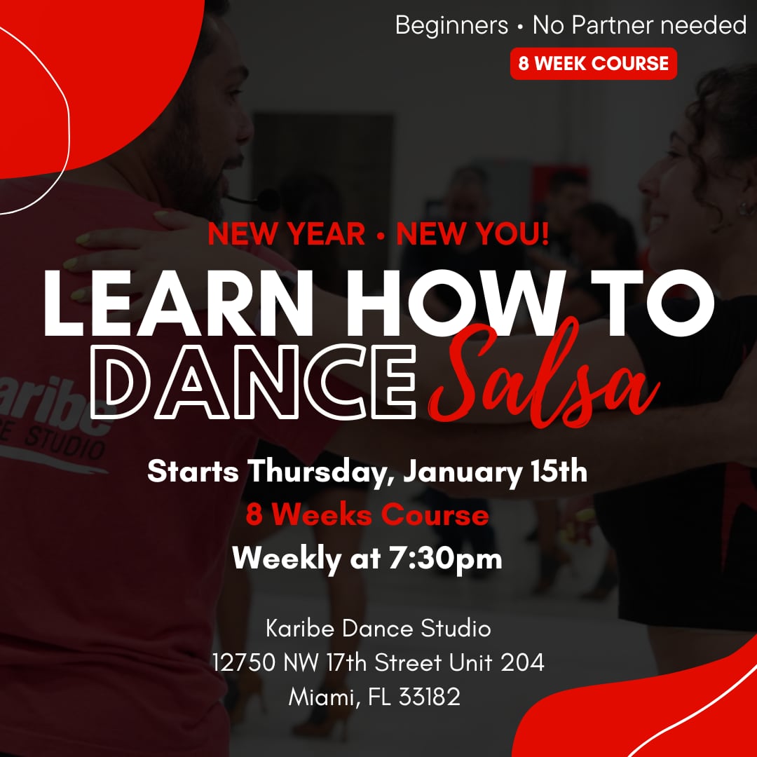 Learn how to dance Salsa in 8 Weeks - Thursdays