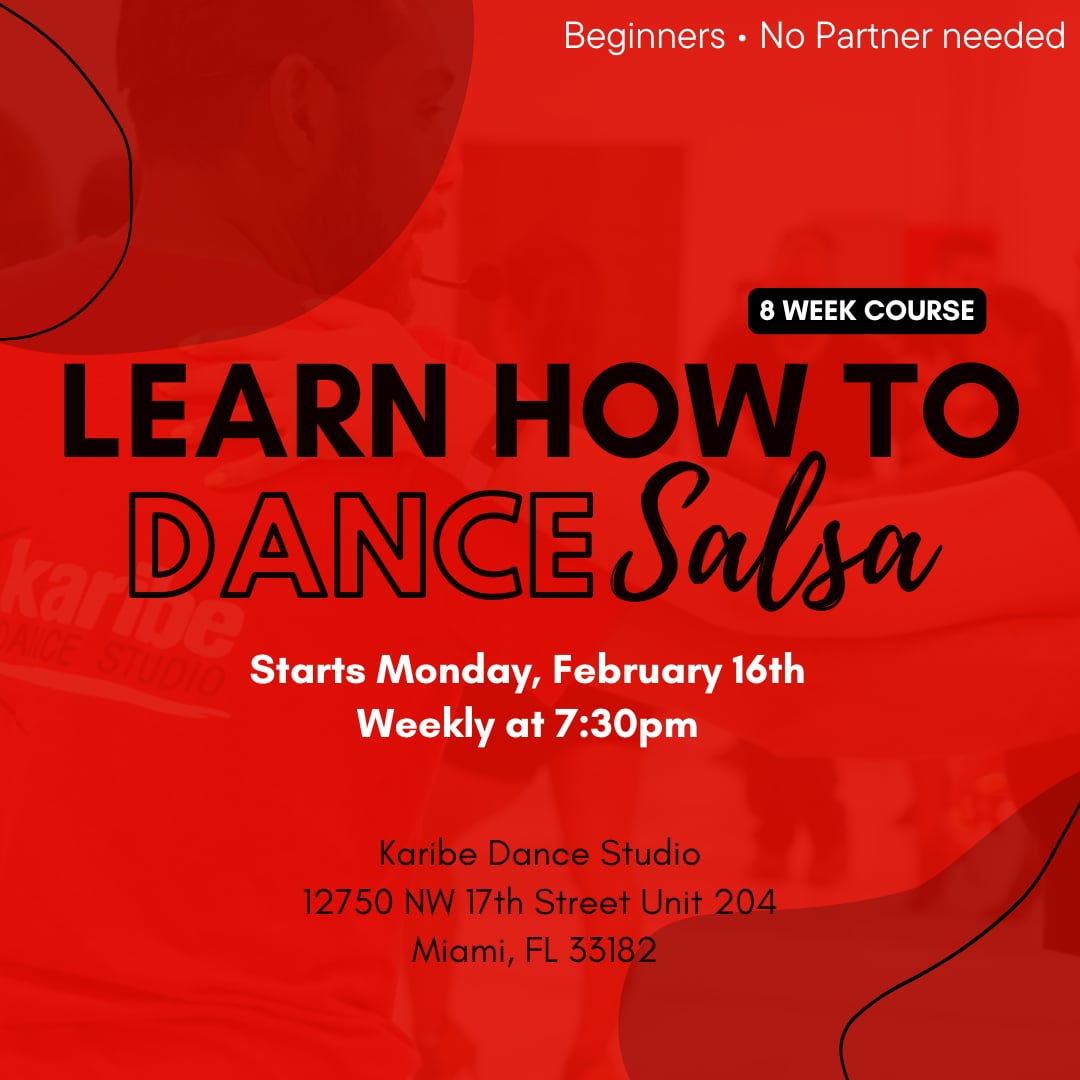 Learn how to dance Salsa in 8 Weeks - Mondays