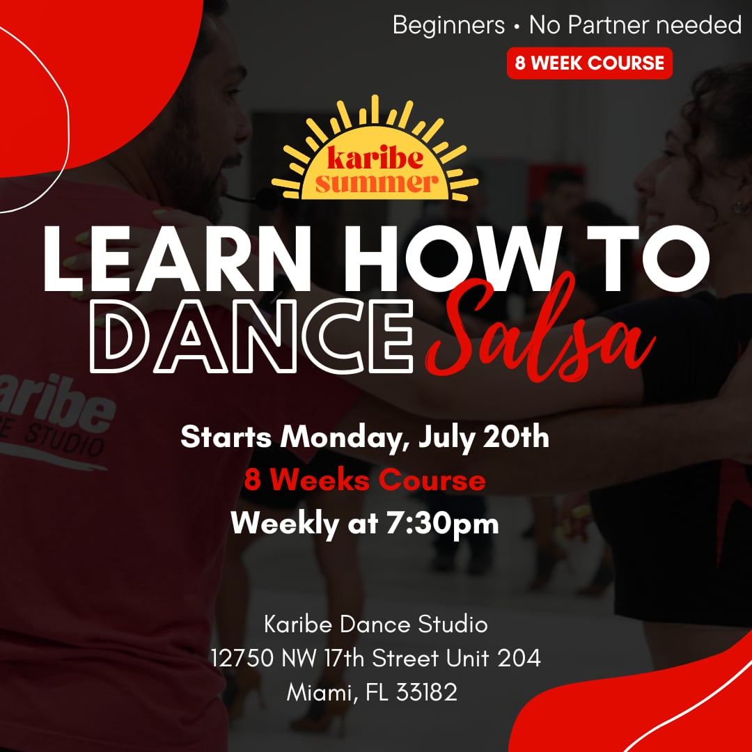 Learn how to dance Salsa in 8 Weeks - Mondays