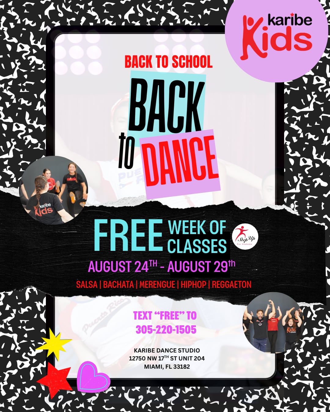 Free Dance Week - BACK TO DANCE! (Ages 3-19)