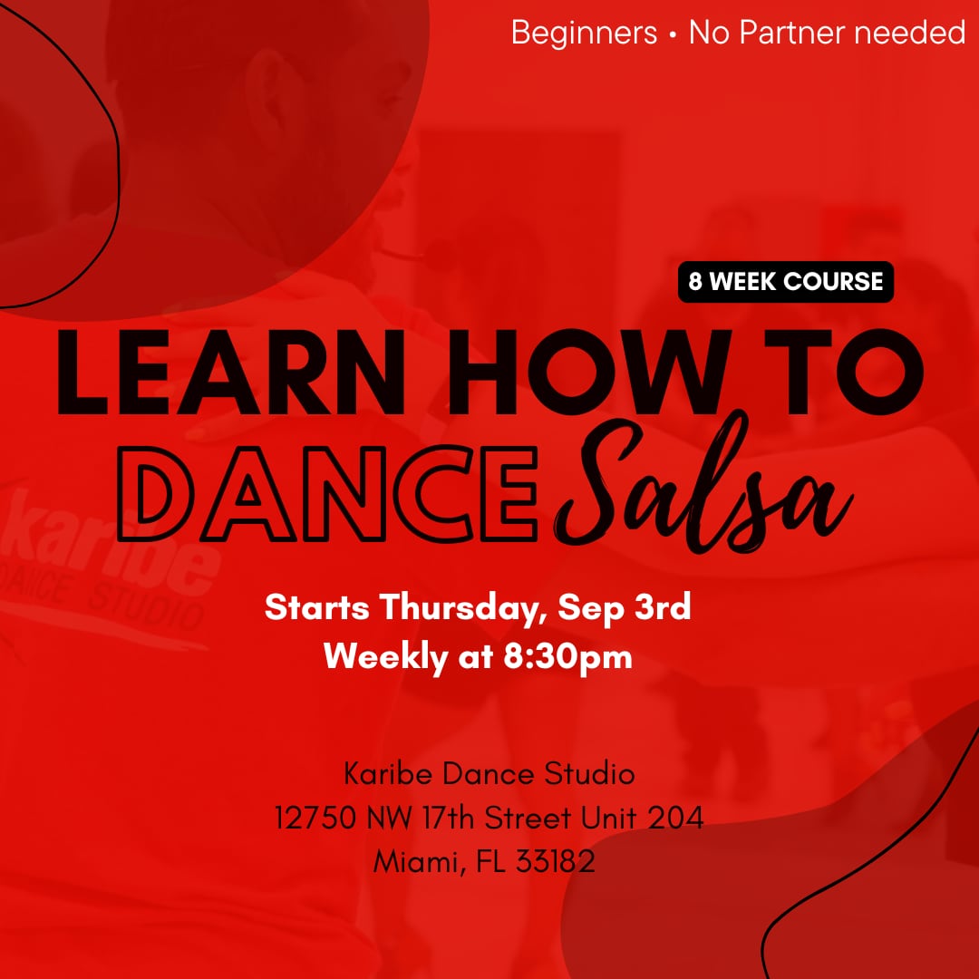 Learn how to dance Salsa in 8 Weeks - Thursdays
